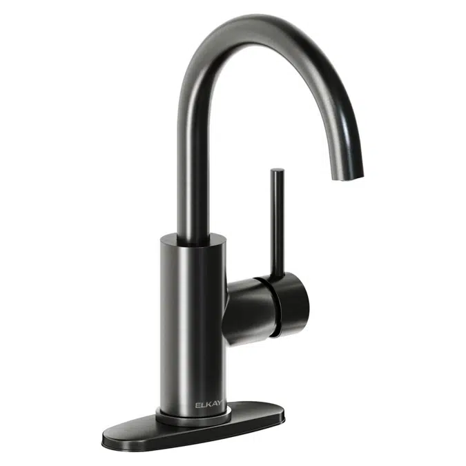 LKAV3021BK Elkay Avado® Single Hole Bar Faucet with Lever Handle Black Stainless