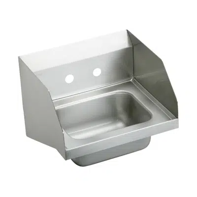 afbeelding voor CHS1716LRS2 Elkay Stainless Steel 16-3/4" x 15-1/2" x 13" Single Bowl Wall Hung Handwash Sink