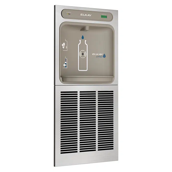 Elkay ezH2O In-Wall Bottle Filling Station with Mounting Frame, Filtered Refrigerated Stainless