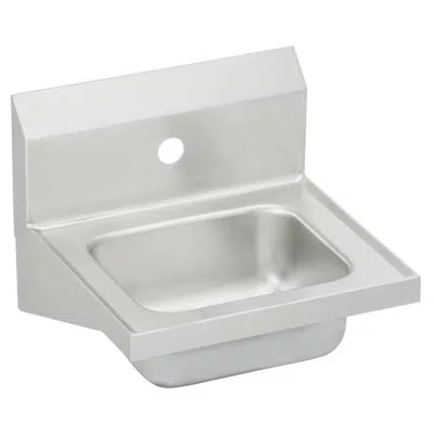 Immagine per CHS17161 Elkay Stainless Steel 16-3/4" x 15-1/2" x 13" 1-Hole Single Bowl Wall Hung Handwash Sink