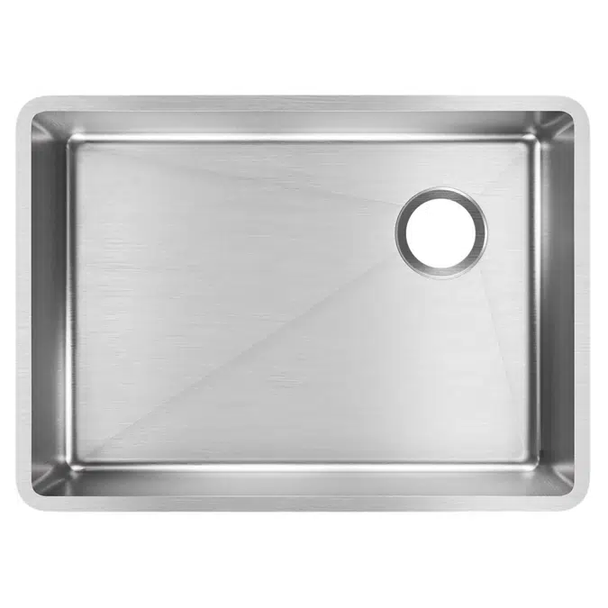 ECTRU24179RT Elkay Crosstown® 18 Gauge Stainless Steel 25-1/2" x 18-1/2" x 9" Single Bowl Undermount Sink