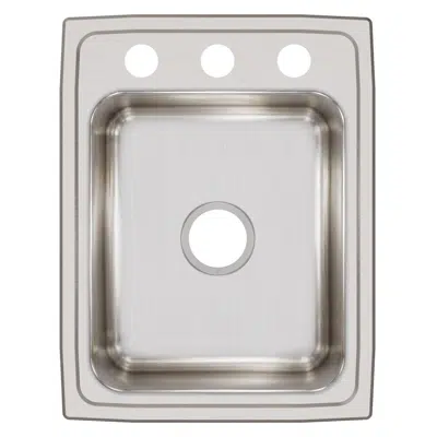 Image for LR17221_MR2_OS4 Lustertone® Classic Stainless Steel 17" x 22" x 7-5/8" Single Bowl Drop-in Sink