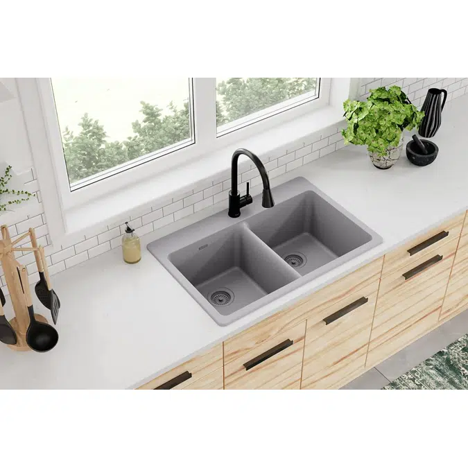 LKAV3031BK Elkay Avado® Single Hole Kitchen Faucet with Pull-down Spray and Forward Only Lever Handle Black Stainless