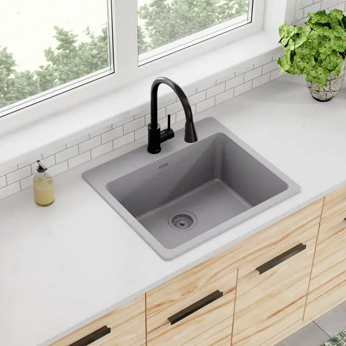 LKAV3031BK Elkay Avado® Single Hole Kitchen Faucet with Pull-down Spray and Forward Only Lever Handle Black Stainless