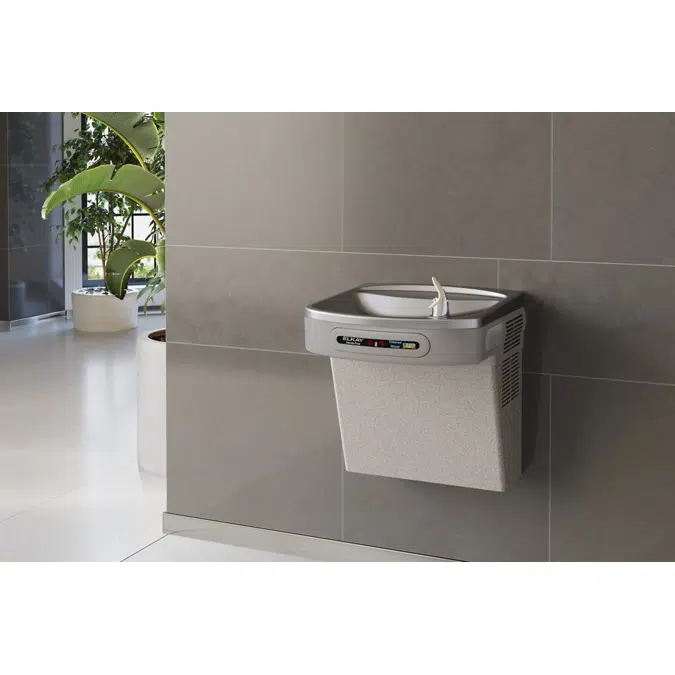 LZO8L Elkay® Wall Mount Hands-free Activation ADA Cooler Filtered Refrigerated Light Gray Granite