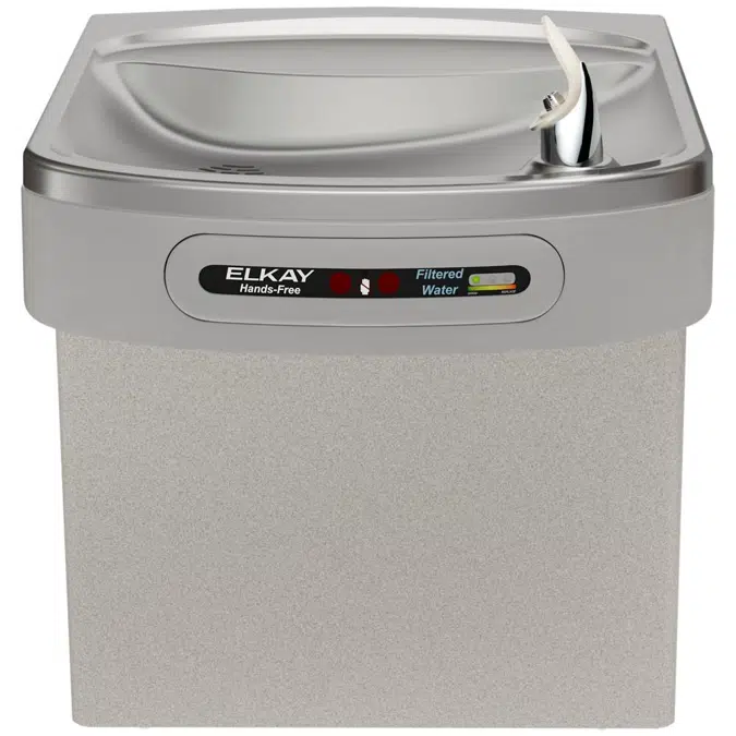 LZO8L Elkay® Wall Mount Hands-free Activation ADA Cooler Filtered Refrigerated Light Gray Granite
