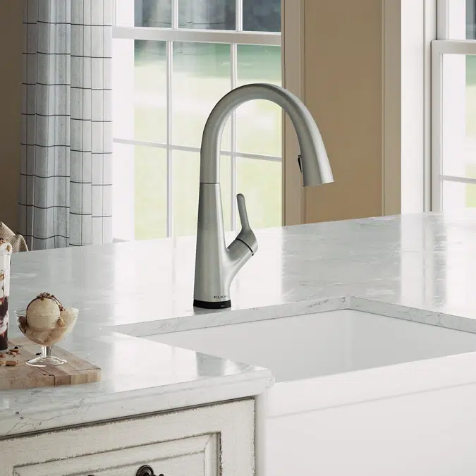 LKAV7051FLS Elkay Avado® Single Hole 2-in-1 Kitchen Faucet with Filtered Drinking Water Lustrous Steel