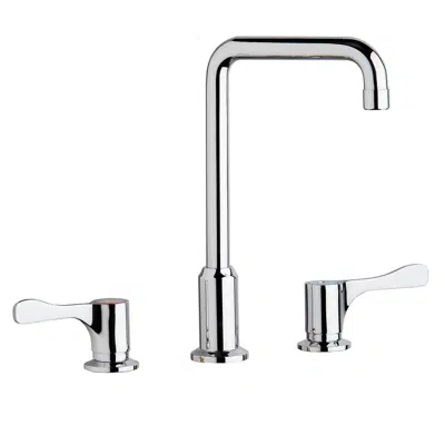 Image for LKD2437BHC Elkay 8" Centerset Concealed Deck Mount Faucet with Arc Tube Spout+ 4" Lever Handles + 6" Spout Reach Chrome