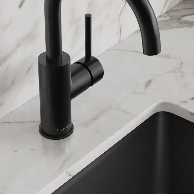 LKAV3021MB Elkay Avado® Single Hole Bar Faucet with Lever Handle Matte Black
