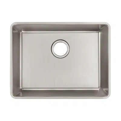 Image pour ELUH2115T Lustertone Iconix® 18 Gauge Stainless Steel 23-1/2" x 18-1/4" x 9" Single Bowl Undermount Sink