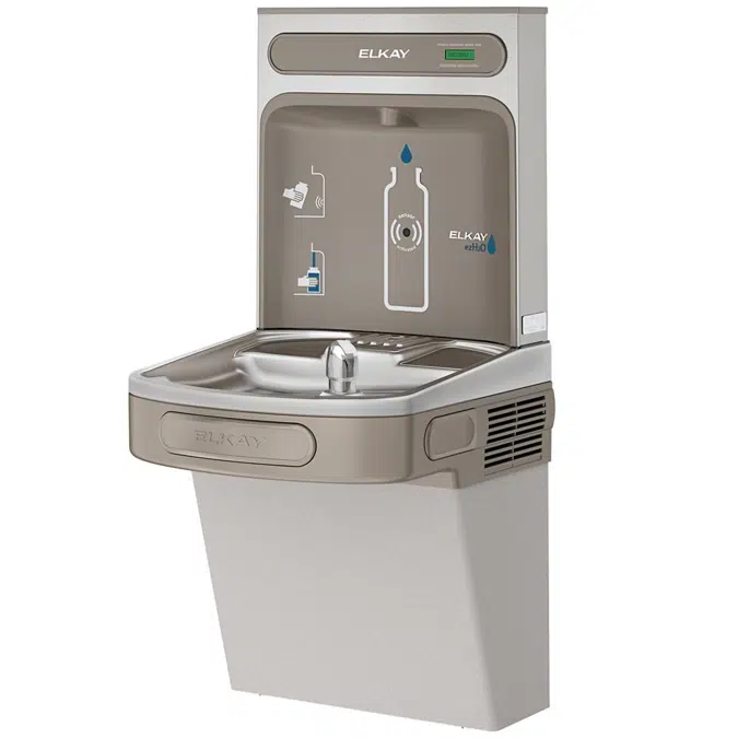EZS8WSVRSK_LK ezH2O®  Bottle Filling Station with Single ADA Vandal-Resistant Cooler Non-Filtered Refrigerated Stainless