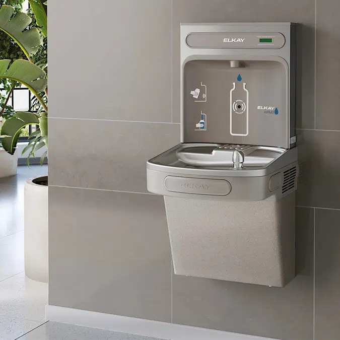 EZS8WSVRSK_LK ezH2O®  Bottle Filling Station with Single ADA Vandal-Resistant Cooler Non-Filtered Refrigerated Stainless