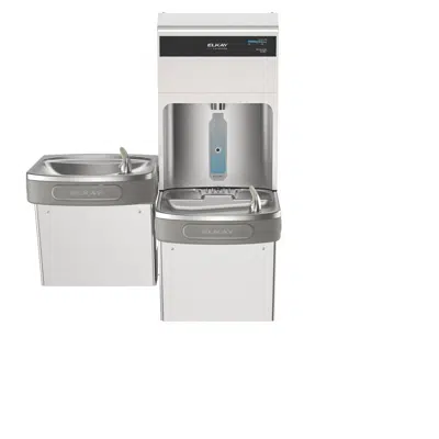Image pour LZSTL8WSSPRO Family Elkay Pro Filtration™ Bottle Filling Station & Bi-Level ADA Cooler SS Gray
