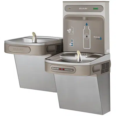 Image for LZOTL8WSSK_LK ezH2O®  Bottle Filling Station with Bi-Level ADA Cooler Hands Free Activation Refrigerated Stainless