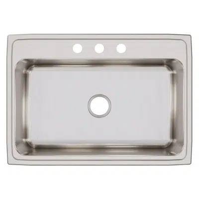 Image for DLR3122101_5_MR2 Lustertone® Classic Stainless Steel 31" x 22" x 10-1/8" Single Bowl Drop-in Sink