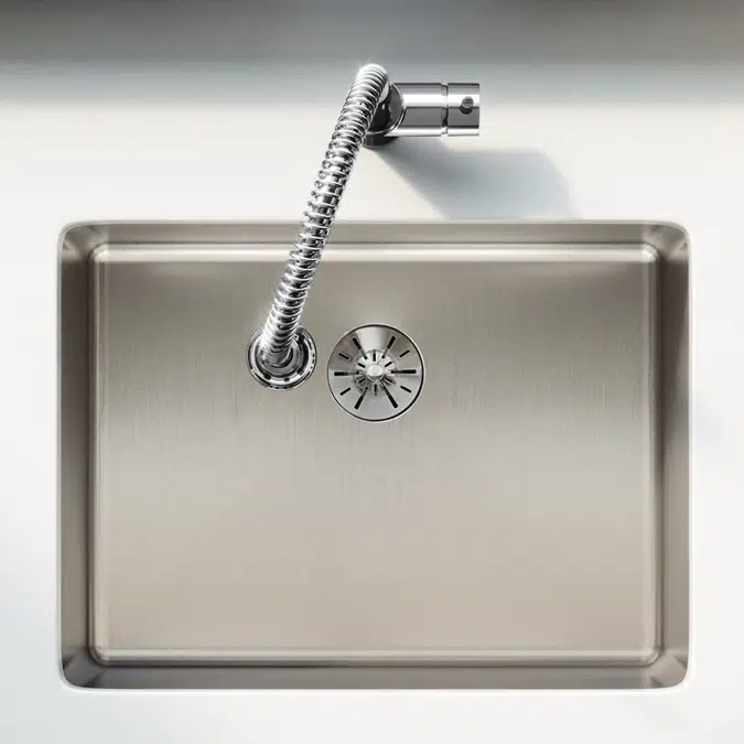 ELUHH2115TPD Lustertone Iconix® 16 Gauge Stainless Steel, 23-1/2" x 18-1/4" x 9" Single Bowl Undermount Sink with Perfect Drain®