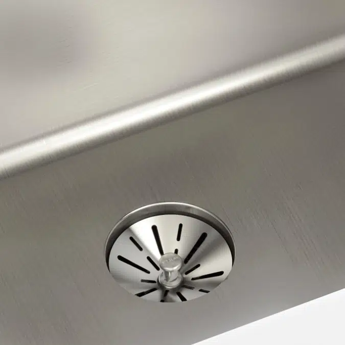 ELUHH2115TPD Lustertone Iconix® 16 Gauge Stainless Steel, 23-1/2" x 18-1/4" x 9" Single Bowl Undermount Sink with Perfect Drain®