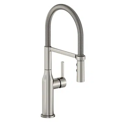 afbeelding voor LKAV1061LS Elkay Avado® Single Hole Kitchen Faucet with Semi-professional Spout and Forward Only Lever Handle Lustrous Steel
