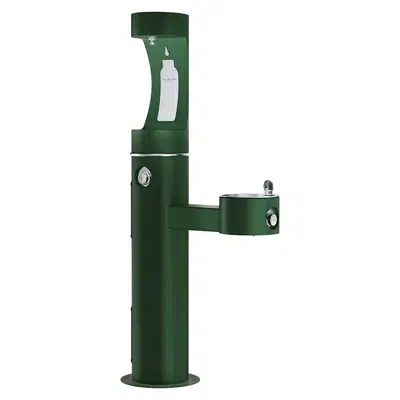 Image for LK4420BF1U Elkay Outdoor ezH2O® Upper Bottle Filling Station Bi-Level Pedestal Non-Filtered Non-Refrigerated Evergreen
