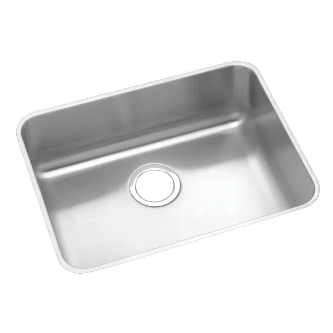ELUHAD211545 Elkay Lustertone Classic Stainless Steel 23-1/2" x 18-1/4" x 4-3/8", Single Bowl Undermount ADA Sink