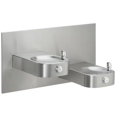 изображение для EHWM17C Elkay Slimline Soft Sides® Heavy Duty Bi-Level Fountain Non-Filtered Non-Refrigerated Stainless