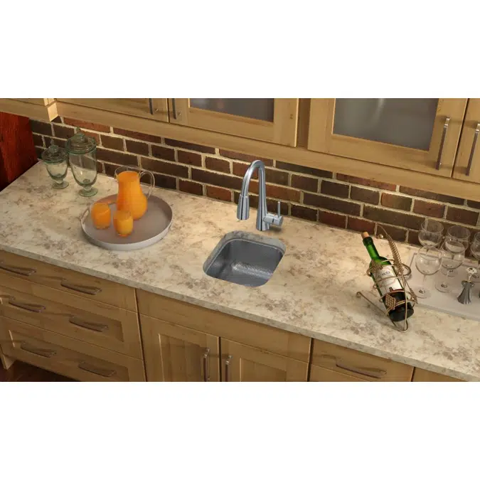 SCUH1012SH Elkay® Stainless Steel 12" x 14" x 6-1/2" Single Bowl Undermount Bar Sink