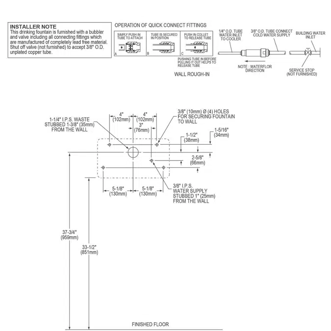 EDFP210C Elkay Soft Sides® Single Fountain Non-Filtered Non-Refrigerated Stainless