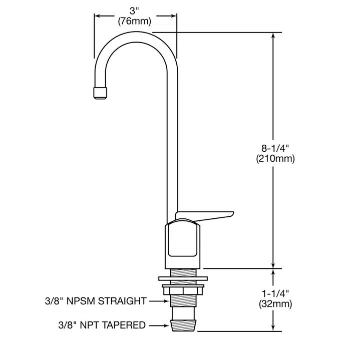 LK1110 Elkay Lever Style Glass Filler