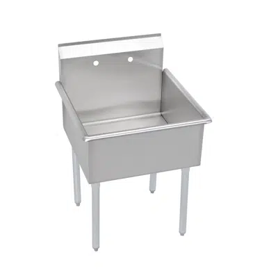 Зображення для B1C18X18X Elkay® Dependabilt™ Stainless Steel 21" x 21-1/2" x 42" 18 Gauge One Compartment Budget Sink with Stainless Steel Legs