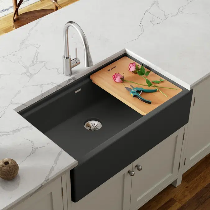 LKAV3031LS Elkay Avado® Single Hole Kitchen Faucet with Pull-down Spray and Forward Only Lever Handle Lustrous Steel