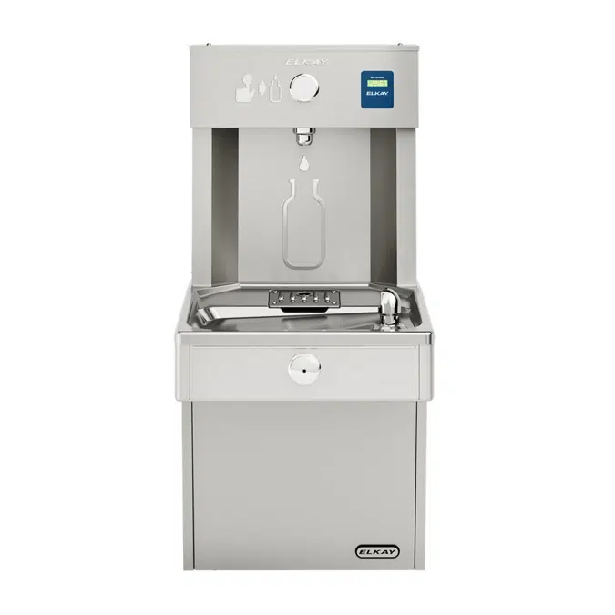 VRC8WSK Elkay ezH2O®  Vandal-Resistant Bottle Filling Station & Single Cooler Non-Filtered Refrigerated Stainless