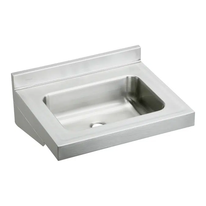 ELV2219 (90,91,93,CS3) Elkay® Stainless Steel 22" x 19" x 5-1/2" Wall Hung Lavatory Sink