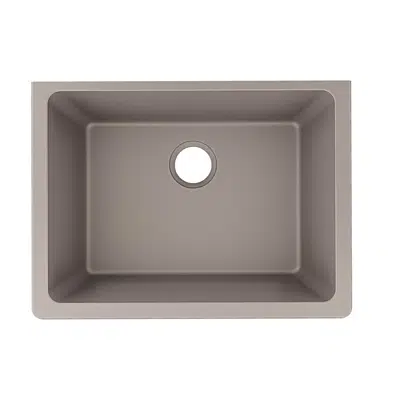 ELXU2522 Quartz Luxe® 24-5/8" x 18-1/2" x 9-1/2" Single Bowl Undermount Sink için görüntü