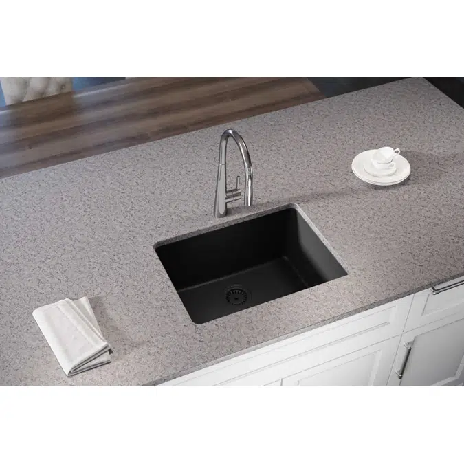 ELXU2522 Quartz Luxe® 24-5/8" x 18-1/2" x 9-1/2" Single Bowl Undermount Sink