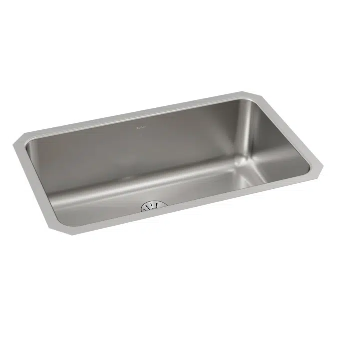 ELUH281610PD Elkay Lustertone Classic Stainless Steel 30-1/2" x 18-1/2" x 10", Single Bowl Undermount Sink with Perfect Drain