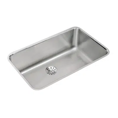 Image for ELUH281610PD Elkay Lustertone® Classic Stainless Steel 30-1/2" x 18-1/2" x 10" Single Bowl Undermount Sink with Perfect Drain®