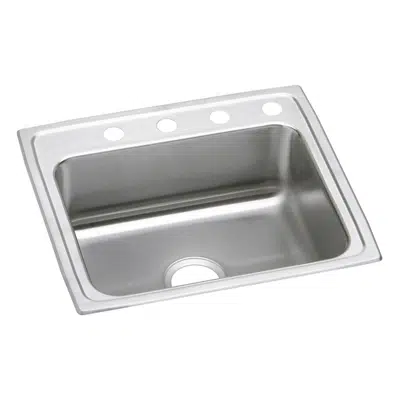 bilde for LRAD2521501_5_MR2 Lustertone® Classic Stainless Steel 25" x 21-1/4" x 5" Single Bowl Drop-in ADA Sink