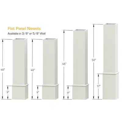 Image for Flat Panel Newel Post Wrap