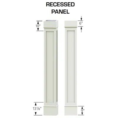 Immagine per Recessed Panel Column Wrap