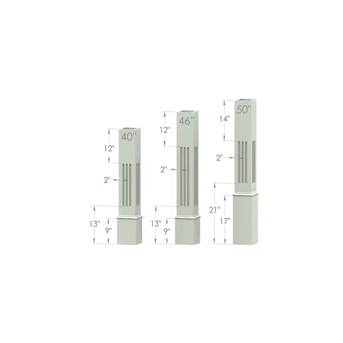 Fluted Panel Newel Post Wrap
