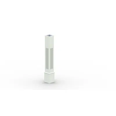 Immagine per Fluted Panel Newel Post Wrap