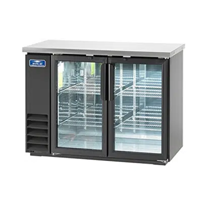 Image for Arctic Air ABB48G Glass 2-Door Back Bar Refrigerator