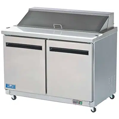 Image for Arctic Air AST48R 2-Door Refrigerated Sandwich and Salad Prep Table