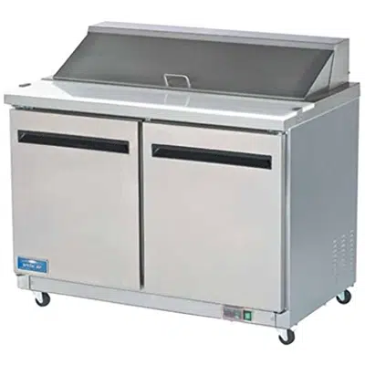 kép a termékről - Arctic Air AST48R 2-Door Refrigerated Sandwich and Salad Prep Table