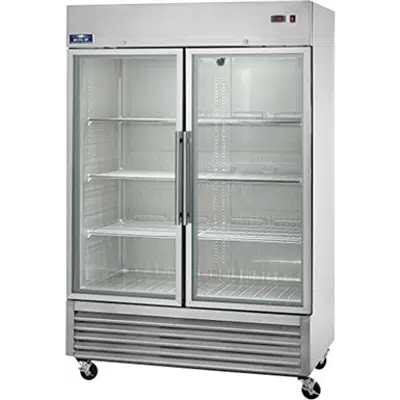 Imagem para Arctic Air AGR49 2-Door Glass Reach-In Refrigerator}