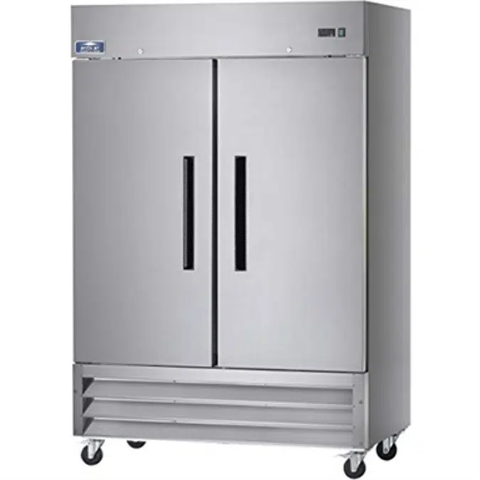 Arctic Air AR49 Two Section Solid Door Reach-in Commercial Refrigerator