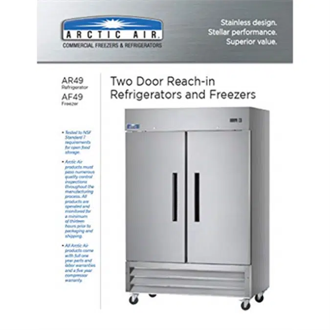 Arctic air commercial hot sale refrigerator not cooling