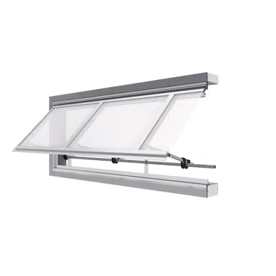 Image for TECHVENT 5300® - Top-Hinged Industrial Polycarbonate Window
