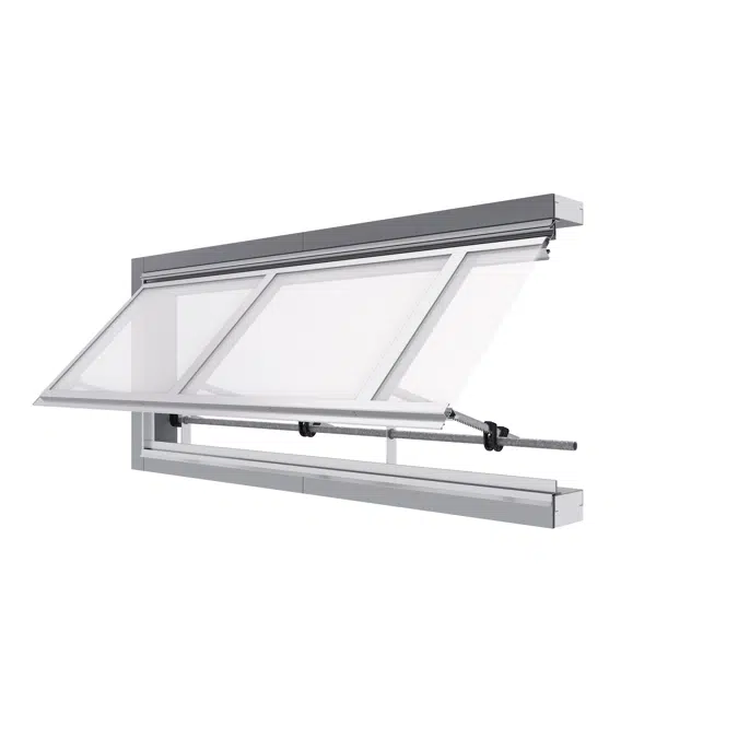TECHVENT 5300® - Top-Hinged Industrial Polycarbonate Window