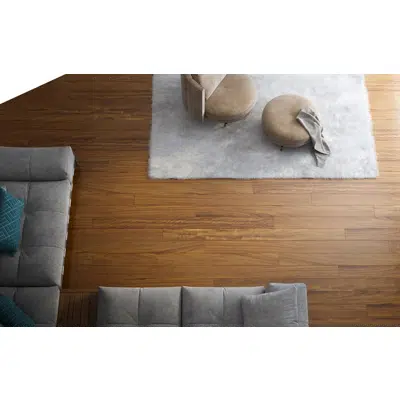 bilde for Iroko floating floor